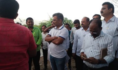 उजनी , वीर धरणातून 1लाख. 31900 विसर्गामुळे भीमा नदी पात्राच्या पाणी पातळीत वाढ