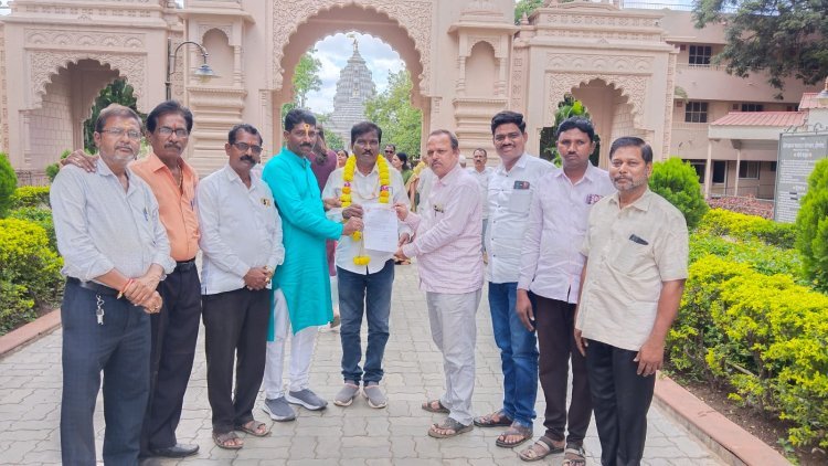 मराठी पत्रकार संघाच्या पंढरपूर शहराध्यक्षपदी राजेंद्र ढवळे यांची निवड 