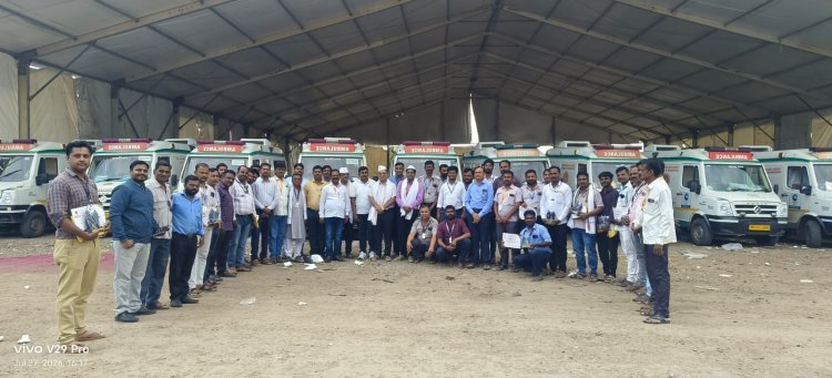 आषाढी वारीत 108 रुग्णवाहिका वारकऱ्यांसाठी ठरली जीवनदायी